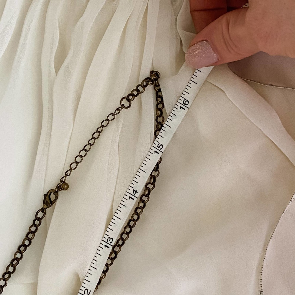 Vtg Pastel Blue Cameo Medallion Necklace - image 6